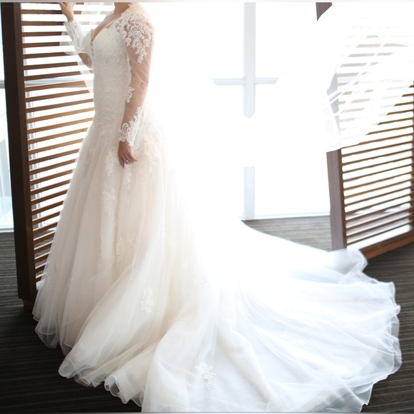 Sophia Tolli- Ivory Blush Wedding Gown for Sale - Picture 16 of 16